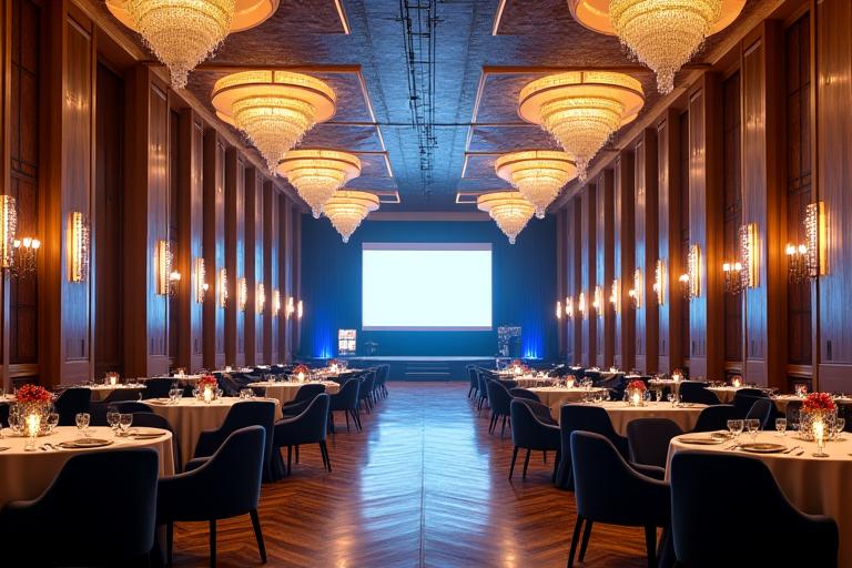 ラグジュアリーなホテルイベントホール